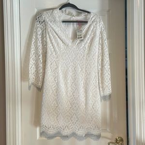 NWT Lilly Pulitzer White Lace Dress